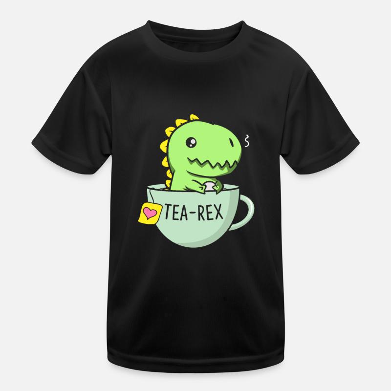 Tea Rex Cute Dinosaur TRex In A Tea Cup Kinder Funktions-T-Shirt