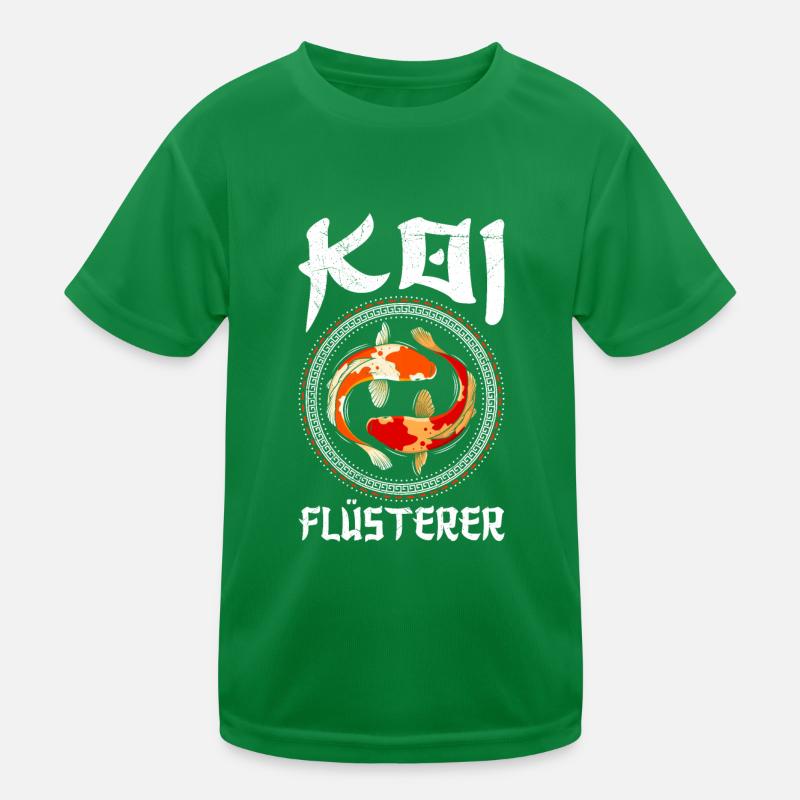 Koi Flüsterer Koi Teich Kinder Funktions-T-Shirt