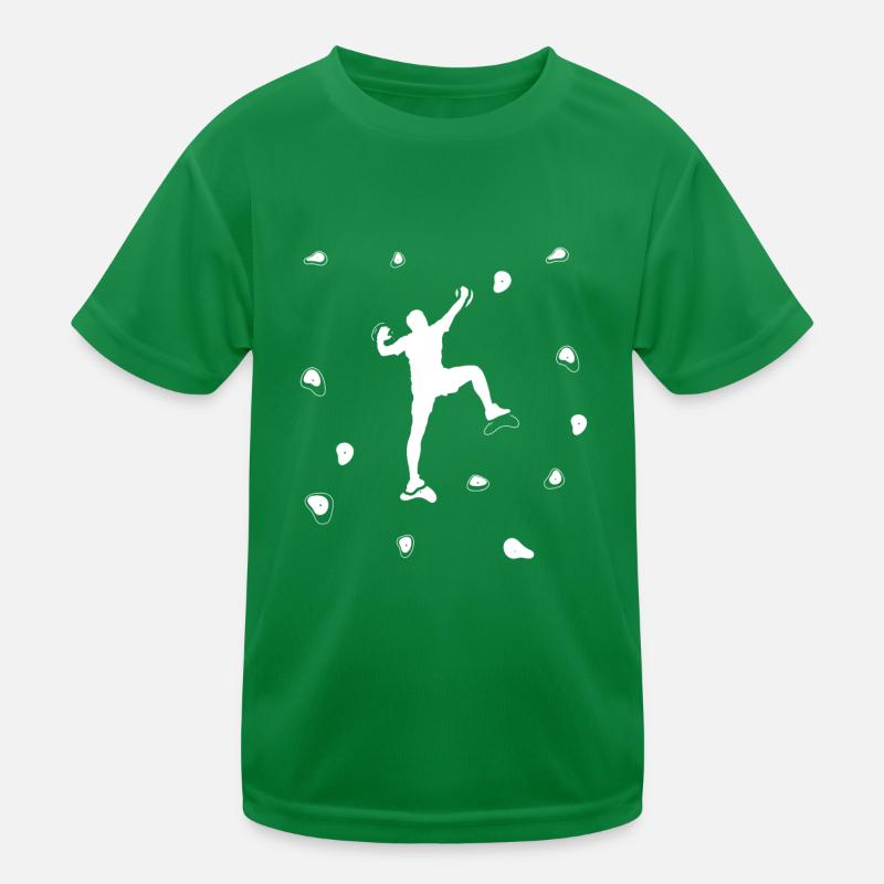 Grimpeurs de murs, ascension, rochers T-shirt sport Enfant