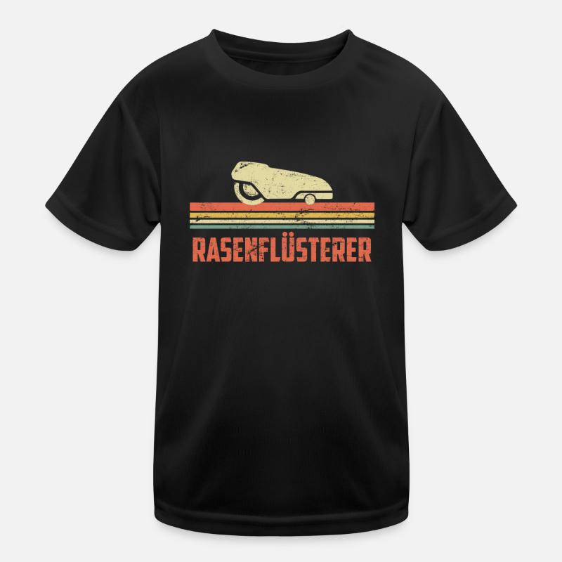 Rasen Flüsterer Mähroboter Kinder Funktions-T-Shirt