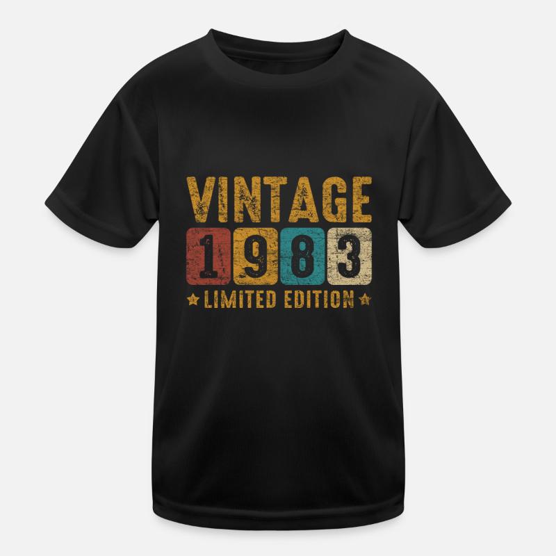 Vintage 1983 Kinder Funktions-T-Shirt