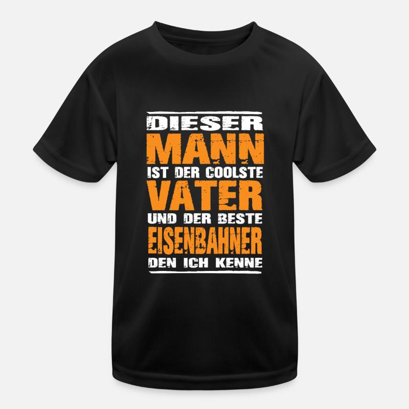 Eisenbahner Kinder Funktions-T-Shirt