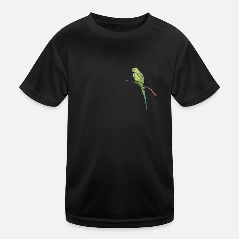 Perruche à collier I Alexander Parakeet Motif pour T-shirt sport Enfant