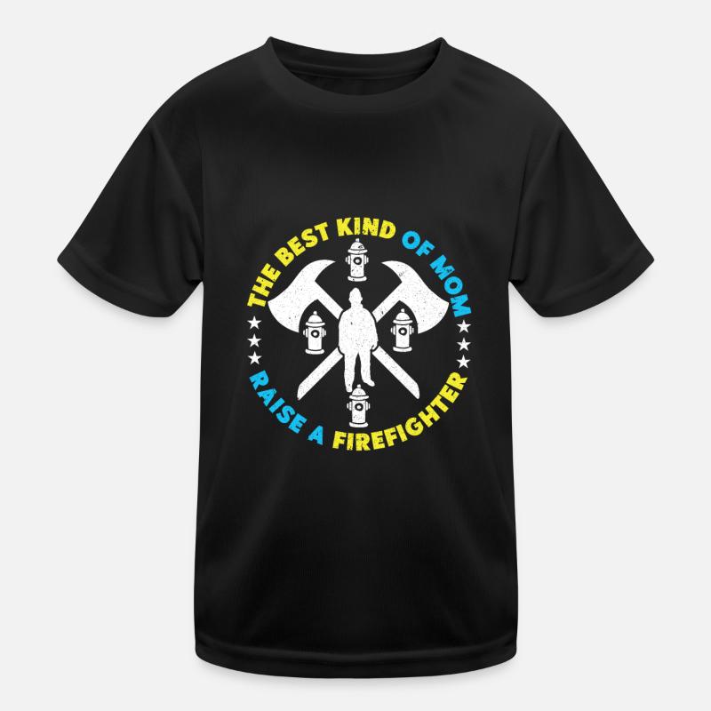 Firefighter Firefighter Firefighter Kids Functional T-Shirt