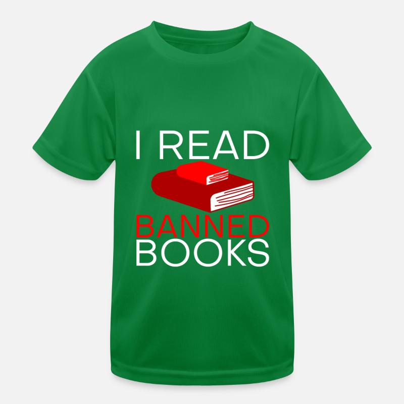 I Read Banned Books 21 Kinder Funktions-T-Shirt