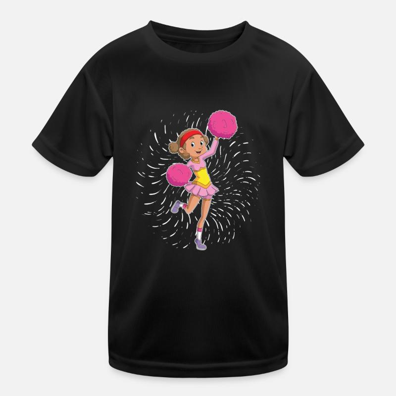 Cheerleading Cheerleader Kids Functional T-Shirt