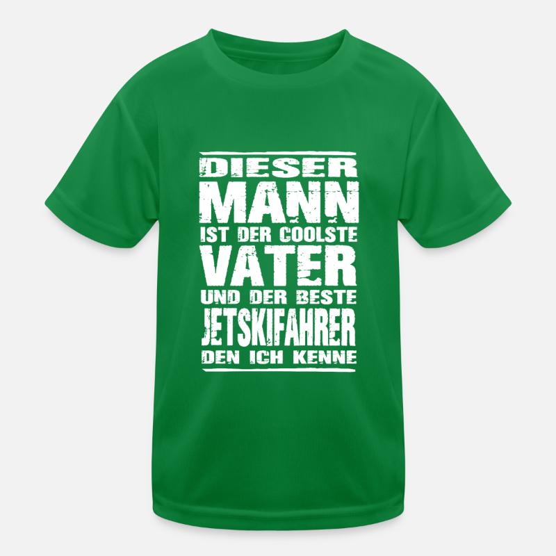 Jetski Kinder Funktions-T-Shirt