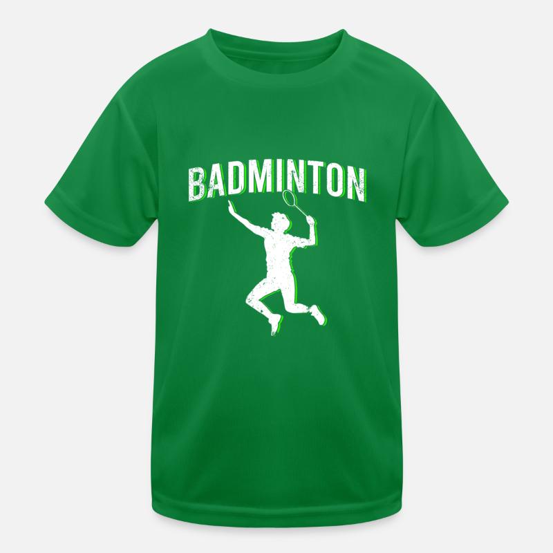 Badminton Kinder Funktions-T-Shirt