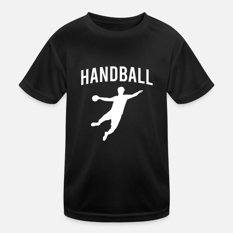 Handball - Kinder Funktions-T-Shirt - Schwarz