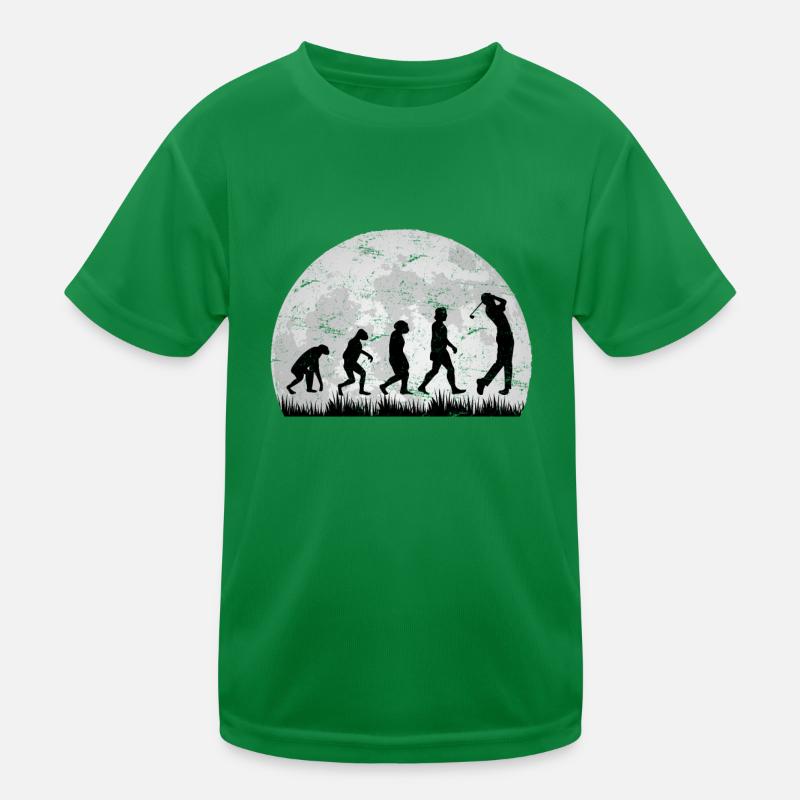 Golf Moon Golfeur Golfeur T-shirt sport Enfant