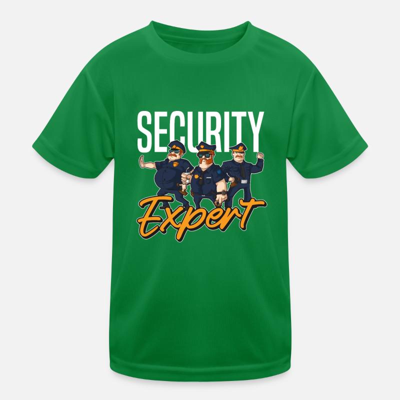 Security Security Guard Security Service Kids Functional T-Shirt