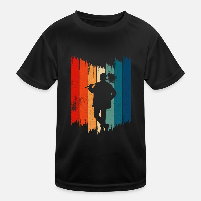 Chimney Sweep Retro Chimney Sweep Kids Functional T-Shirt