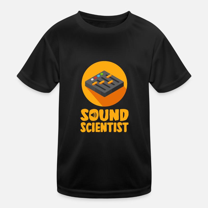 Tontechniker Sound Audio Engineer Kinder Funktions-T-Shirt