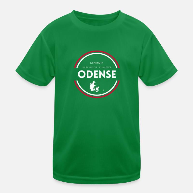 Odense I Danemark Motif de vacances pour les Danois T-shirt sport Enfant