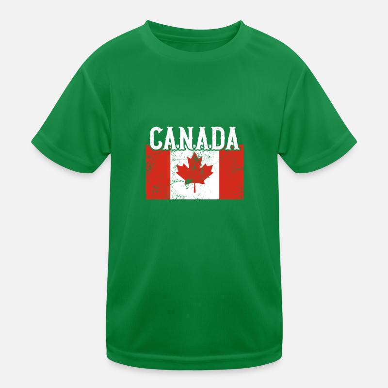 Drapeau du Canada T-shirt sport Enfant