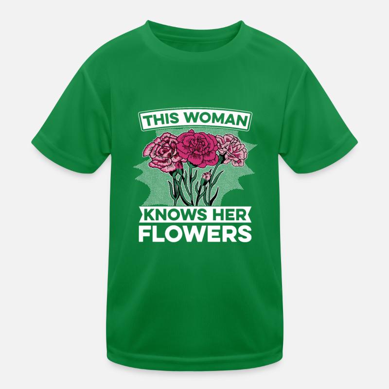 Florist Floristry Kids Functional T-Shirt