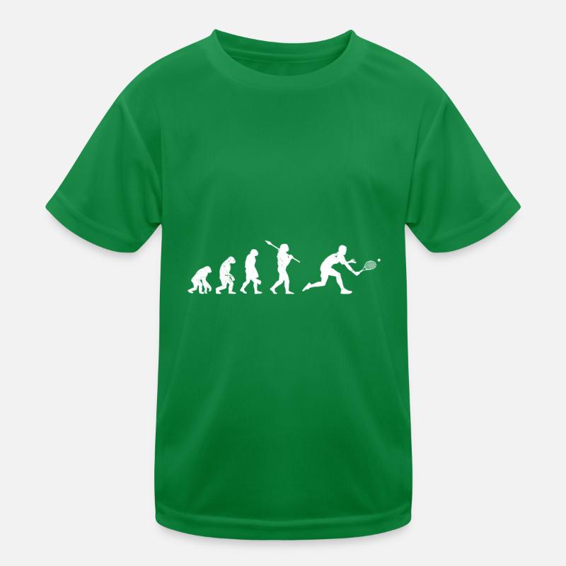 Tennisspieler Evolution Tennis Kinder Funktions-T-Shirt