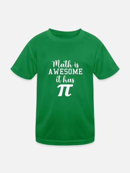 Étudiant professeur de mathématiques mathématicien - T-shirt sport Enfant - vert - Devant