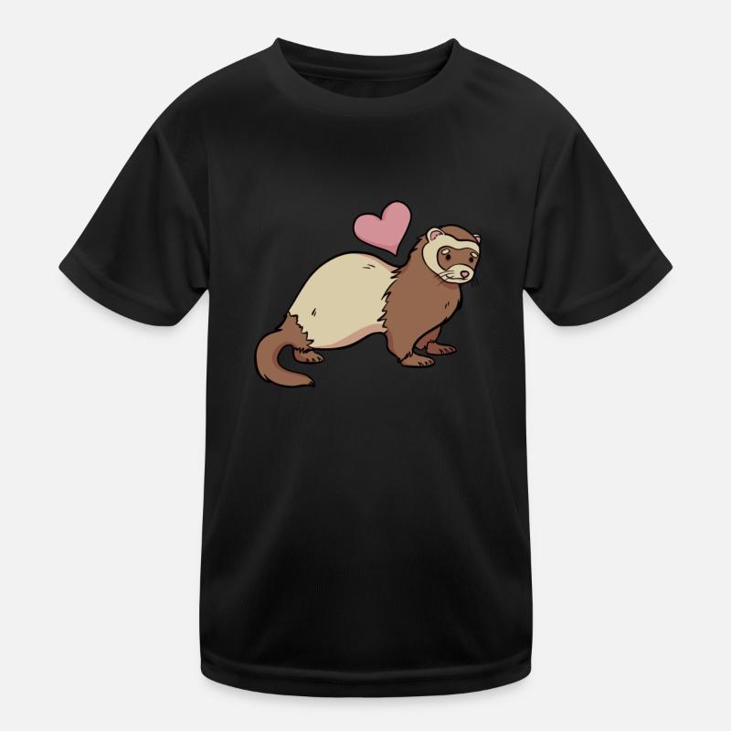 Frettchen Kinder Funktions-T-Shirt