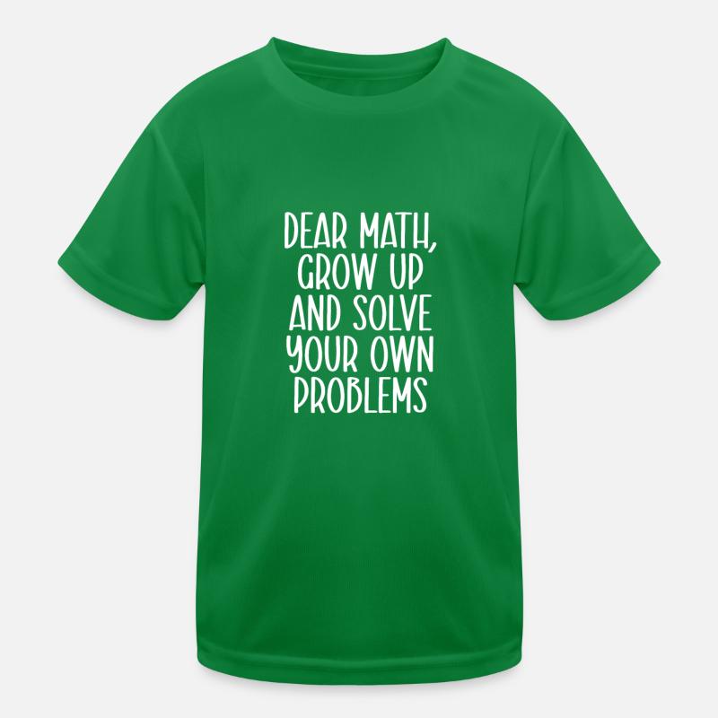 Mathématicien Dictons Math Professeur Cadeau T-shirt sport Enfant