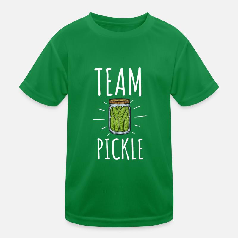 Pickles Cucumber Pickle Lover Pickle Jar Canned Kids Functional T-Shirt