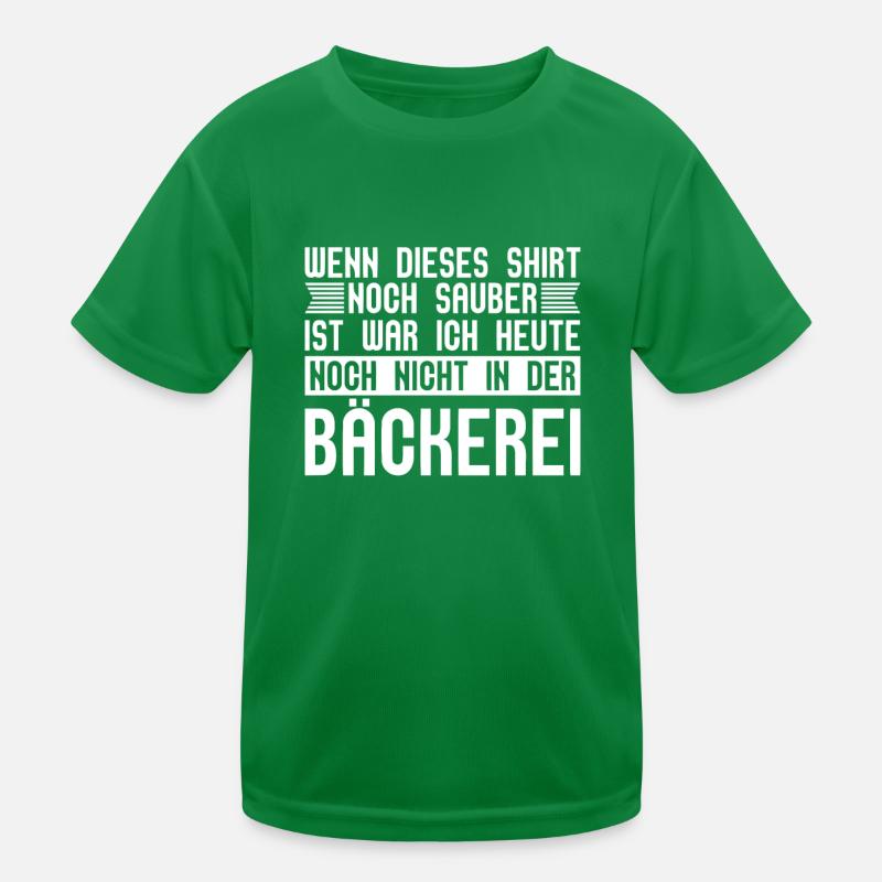 Bäcker Backen Konditor Kinder Funktions-T-Shirt