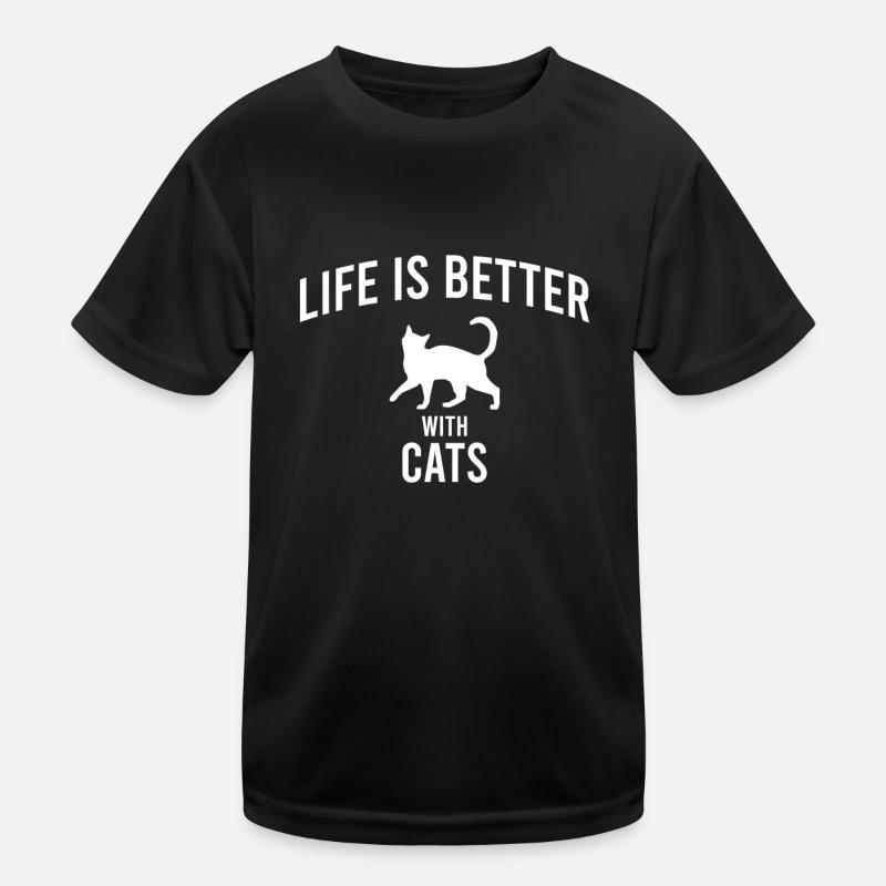 Dicton de chat T-shirt sport Enfant