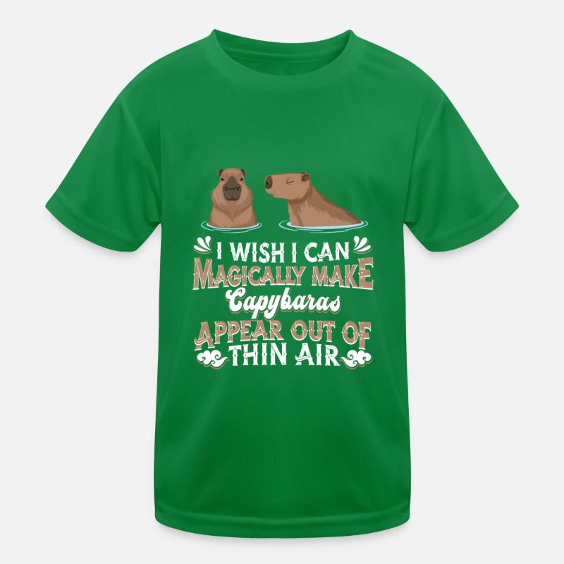 Capybara capybara rodent Kids Functional T-Shirt