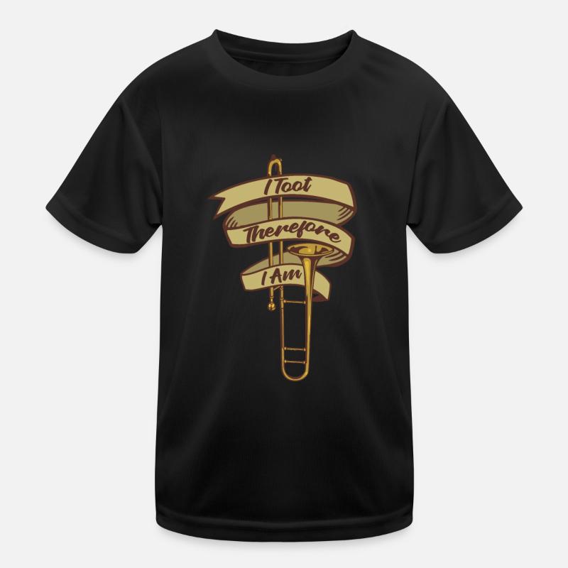 Posaune Kinder Funktions-T-Shirt