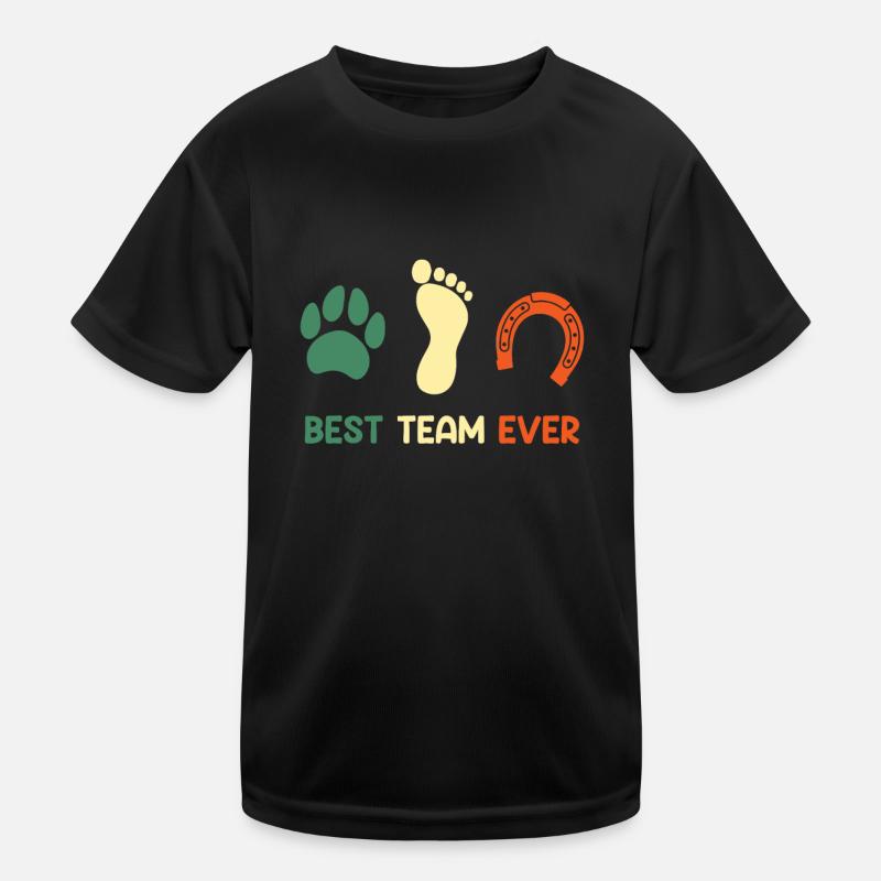 Meilleure équipe de cavaliers T-shirt sport Enfant