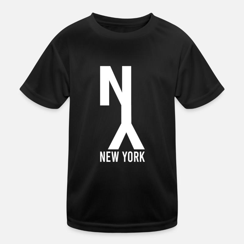 New York Kinder Funktions-T-Shirt