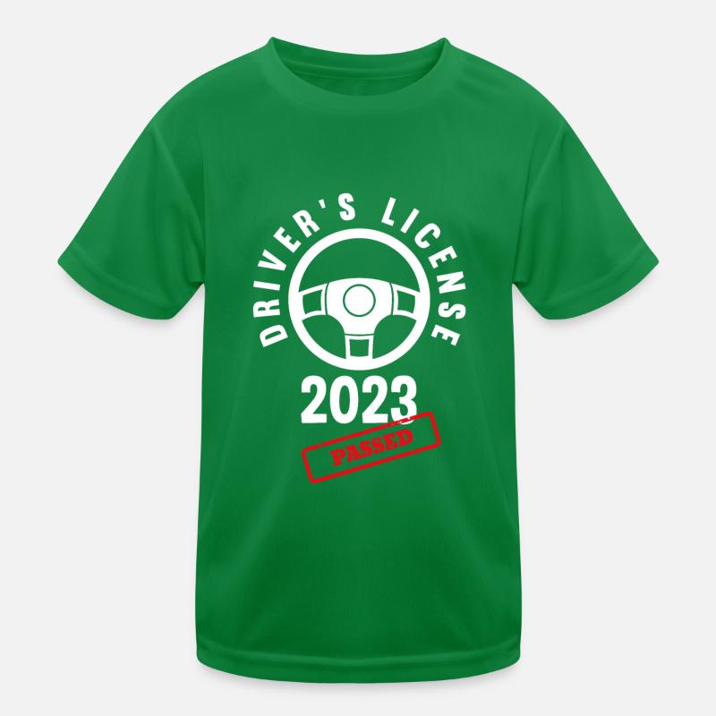 Driver's License Passed Gift Kids Functional T-Shirt