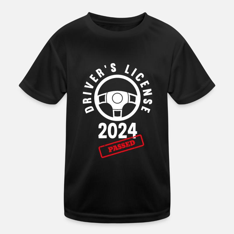 Driver's License Passed Gift Kids Functional T-Shirt