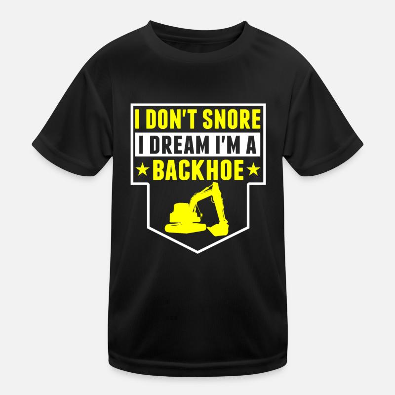 Ich Schnarche Nicht, Ich Bin Bagger Kinder Funktions-T-Shirt