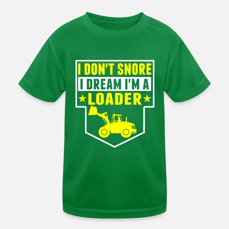 Ich Schnarche Nicht, Ich Bin Loader Kinder Funktions-T-Shirt