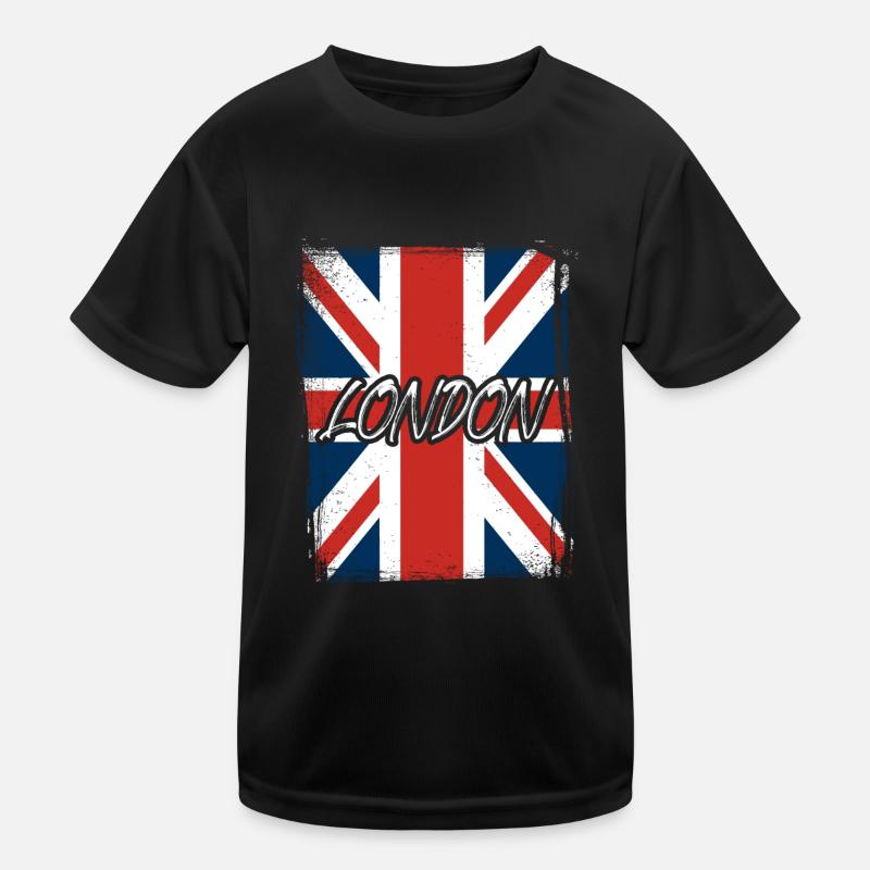 London - Kids Functional T-Shirt - black