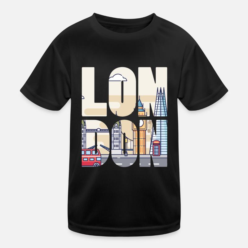 London Kinder Funktions-T-Shirt