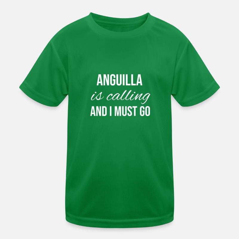 Anguilla Kids Functional T-Shirt