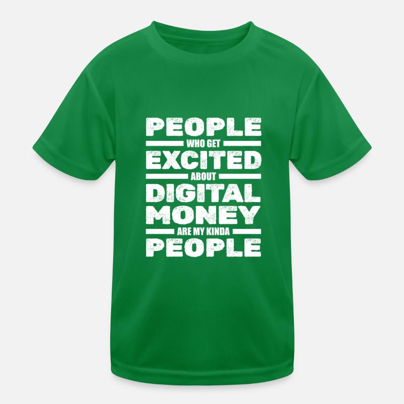 Cryptocurrency Crypto Crypto Trader Kids Functional T-Shirt