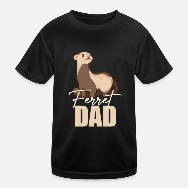 Frettchen Niedliches Tier Frettchen-Liebhaber Kinder Funktions-T-Shirt