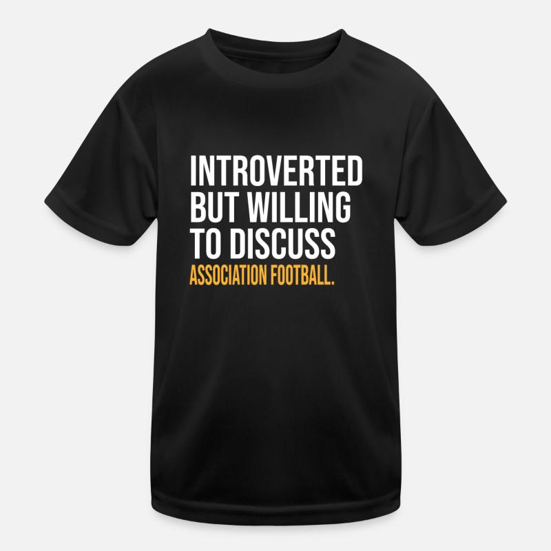 INTROVERTED BUT WILLING TO DISCUSS ASSOCIATION FOO Kids Functional T-Shirt