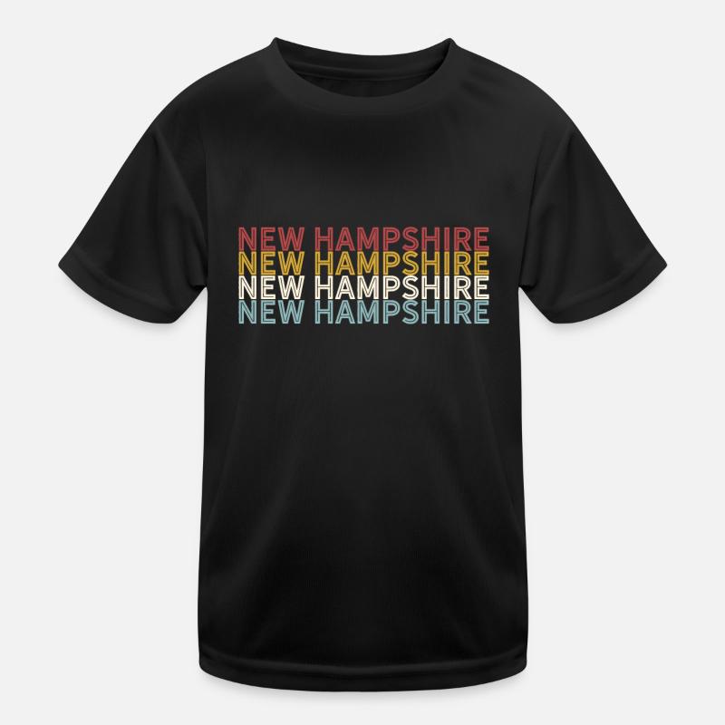 US 70s Retro State Vintage New Hampshire T-shirt sport Enfant