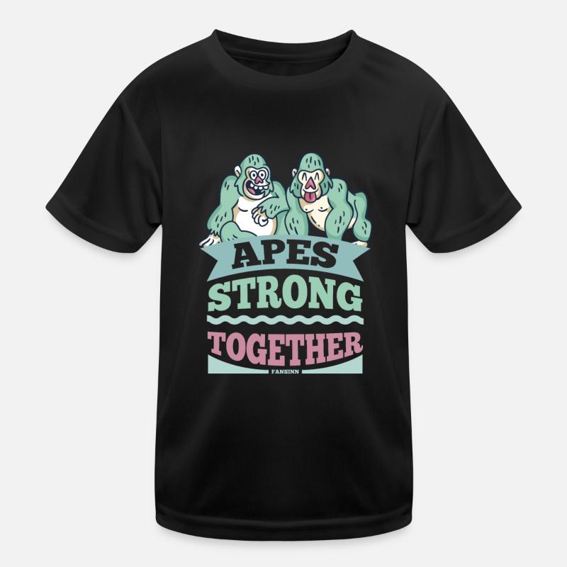 Apes Strong Together Kids Functional T-Shirt