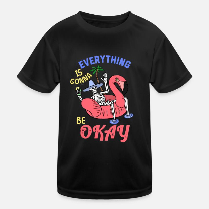 Im Sommer wird alles in Ordnung Kinder Funktions-T-Shirt