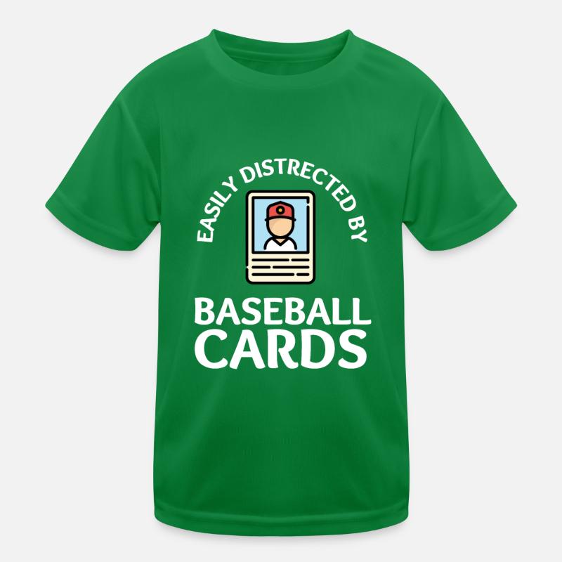 Collectionneur de cartes de baseball et souvenirs de baseball T-shirt sport Enfant
