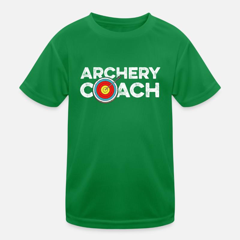 Bogenschütze Bogensport Pfeil Bogen Bogenschießen Kinder Funktions-T-Shirt