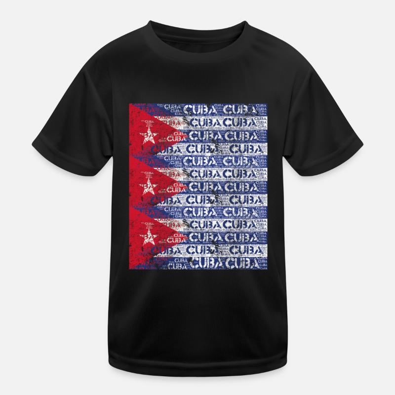 Cuba Drapeau cubain T-shirt sport Enfant