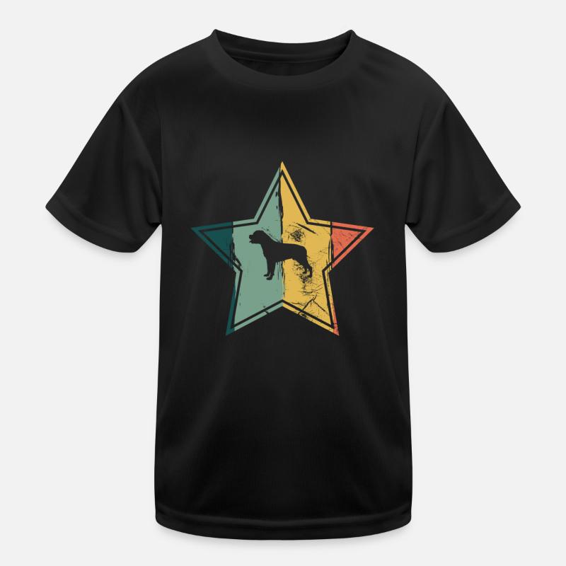 Rottweiler dog lover Retro vintage gift idea Kids Functional T-Shirt