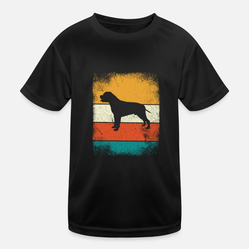 Rottweiler dog lover Retro vintage Gift idea Kinder Funktions-T-Shirt