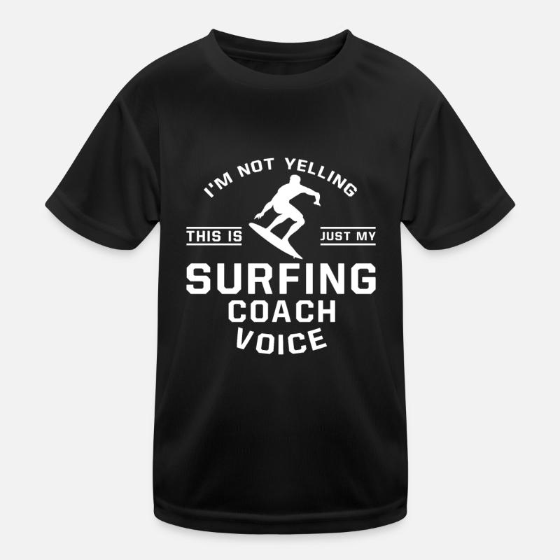 Ich Schreie Nicht - Surfentrainer Kinder Funktions-T-Shirt